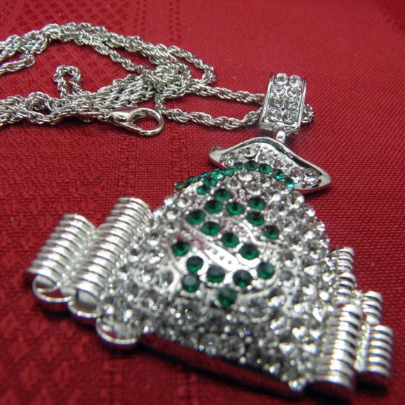 " HOST PICK "Cubic Zircon Money Bag Iced Out Pendant - Picture 10 of 13